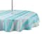DII® Beach House Stripe Print Outdoor Tablecloth With Zipper 60 Round